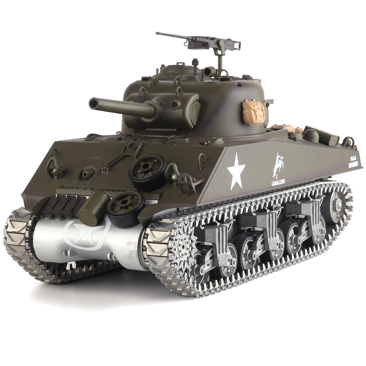 砲身リコイル&メタル版 ヘンロン1/16 U.S. M4A3 SHERMAN Amazon.com: Heng Long Modified Ver. rc Tanks 1/16 U.S. M4A3