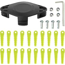 ACFHRL2 Weed Eater Bladed Head Compatible with RYOBI ONE Head 18V, 24V String Trimmers RY40200/40021/24200, P2000, AC052N1 Weed Eater Bladed Head with 20Pcs Spare Blades