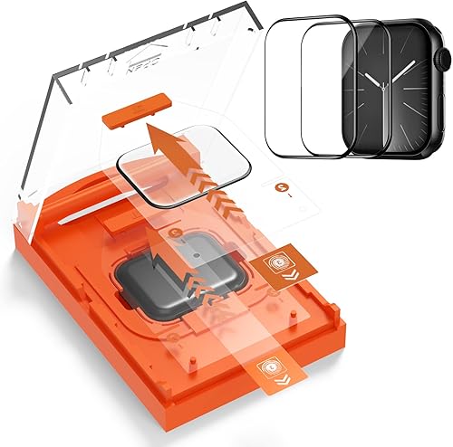 Miniatura 8 de Protector de pantalla de cobertura completa de 1.575 pulgadas para Apple Watch Series 987, kit de instalación de película protectora dura para