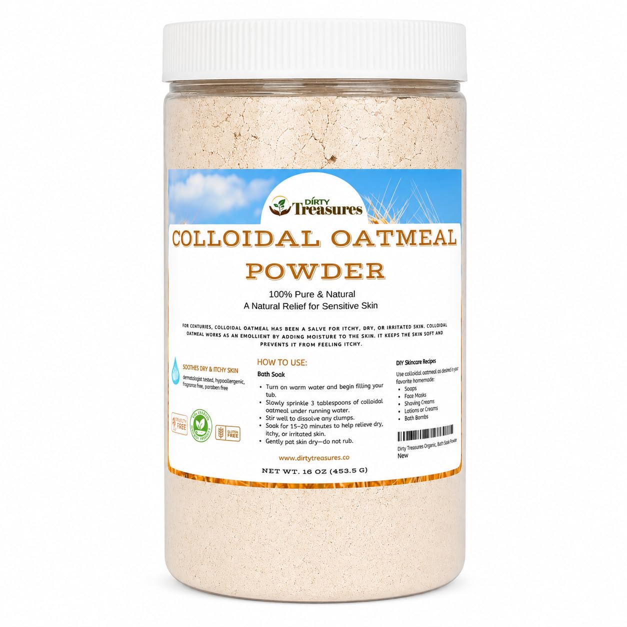 Dirty Treasures Colloidal Oatmeal Bath