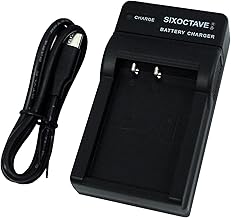 [SIXOCTAVE] LP-E17 Rapid Compatible Charger Camera, Battery, USB Charger, LC-E17, Can be Charged with Genuine Manufacturer Batteries for Canon EOS Kiss X10i / EOS 8000D / EOS kiss X8i / EOS M3 / EOS