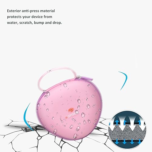 Miniatura 7 de Aproca Estuche de almacenamiento duro rosa, para auriculares Bluetooth iClever BTH12  iClever BTH20 para niños