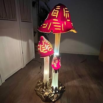 Amazon.co.jp: エミールガレ 6灯 ひとよ茸紋 巨大ランプ カメオ