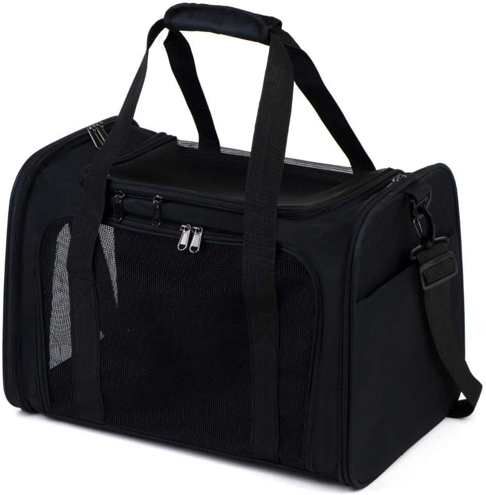 Travel-Friendly Soft Pet Carrier for Small Dogs & Cats (Up to 15 lbs) Travel-Friendly Soft Pet Carrier for Small Dogs & Cats (Up to 15 lbs)