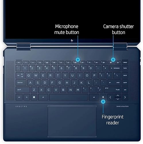 Miniatura 4 de HP Spectre x360 - Pantalla táctil 2 en 1 3K QHD de 16 pulgadas Intel 12 generación i7-12700H 16 GB de RAM SSD de 2 TB Stylus portátil de negocios