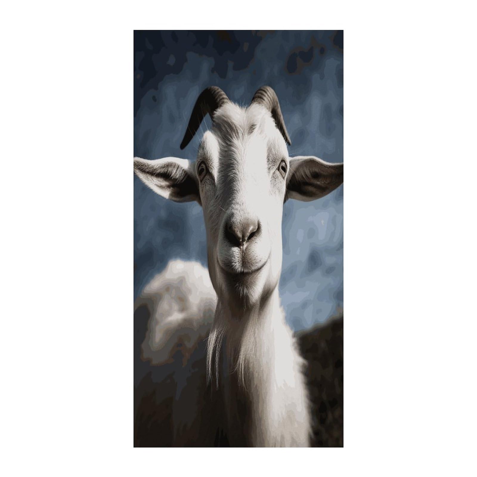 Fekiloot Style Goat Door Curtain Room Divider Curtains