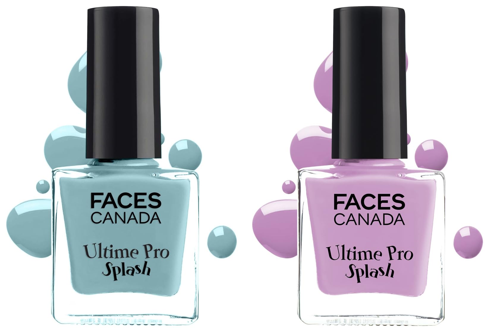 FACESCANADA Faces Splash Glossy Finish Nail Enamel, Viola 41, 8 Ml And Faces Splash Glossy Nail Enamel (Frozen 40, 8 Ml)-image-38