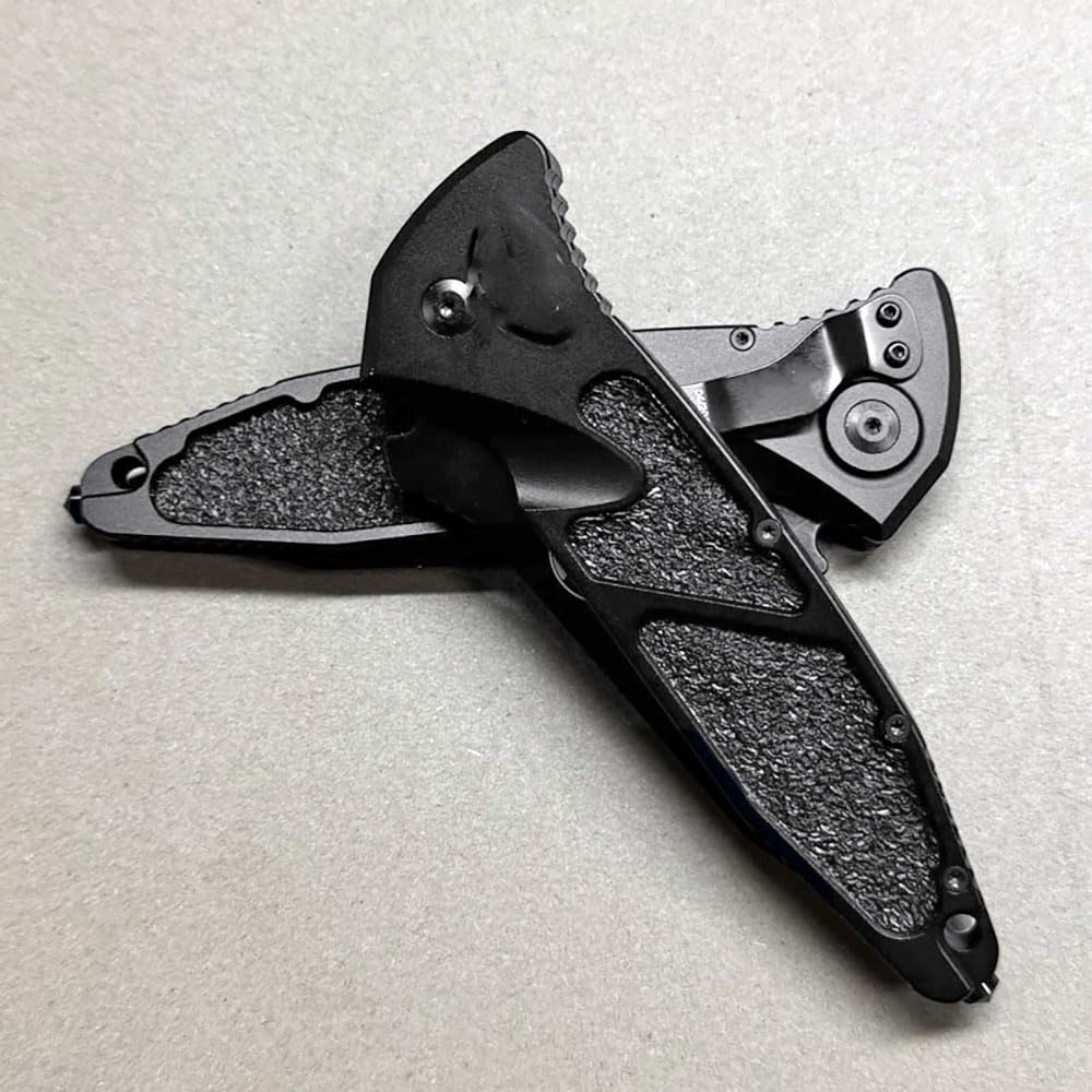 Joa Schwarz taschenmesser Alu klappmesser VG10 faltmesser tanto Einhandmesser Multi Jagdmesser Outdoor EDC Messer Survival Neck knife Messer,Geschenke für Männer