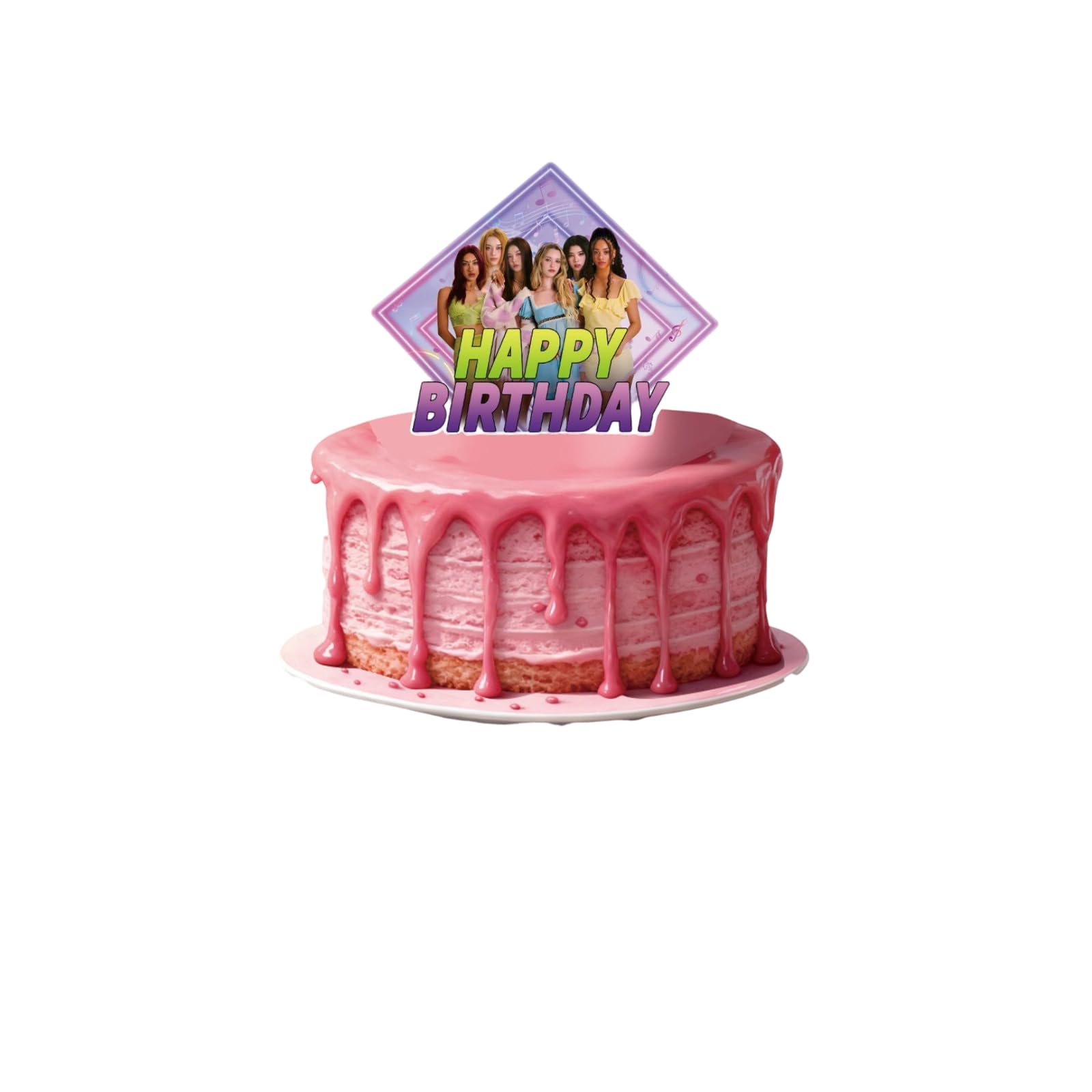Katseye Birthday Decorations , Katseye Merch Banner Plates Cups Kit Decor