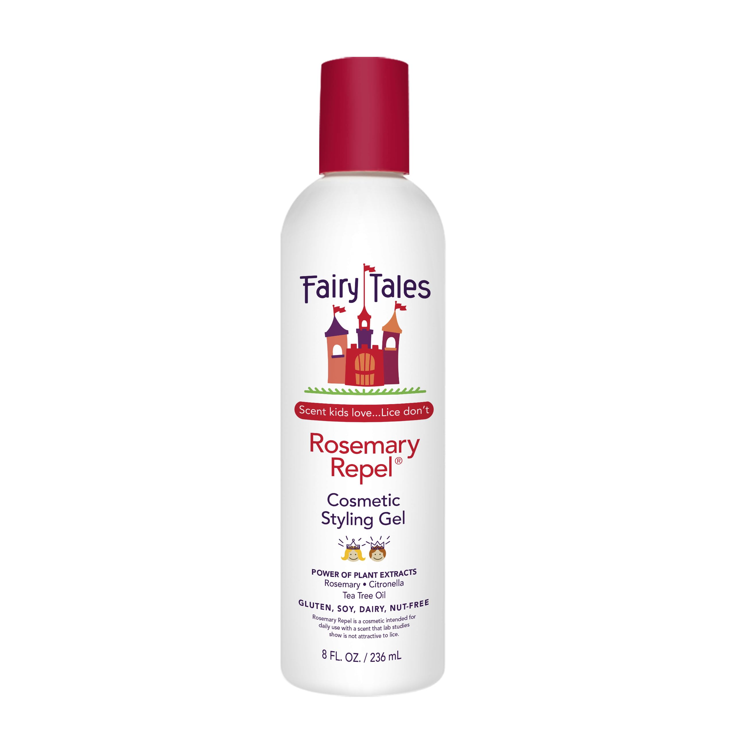 Fairy Tales Rosemary Repel Daily Kids Hair Gel – Kids Like the Smell, Lice Do Not, 8 fl oz. (Pack of 1)