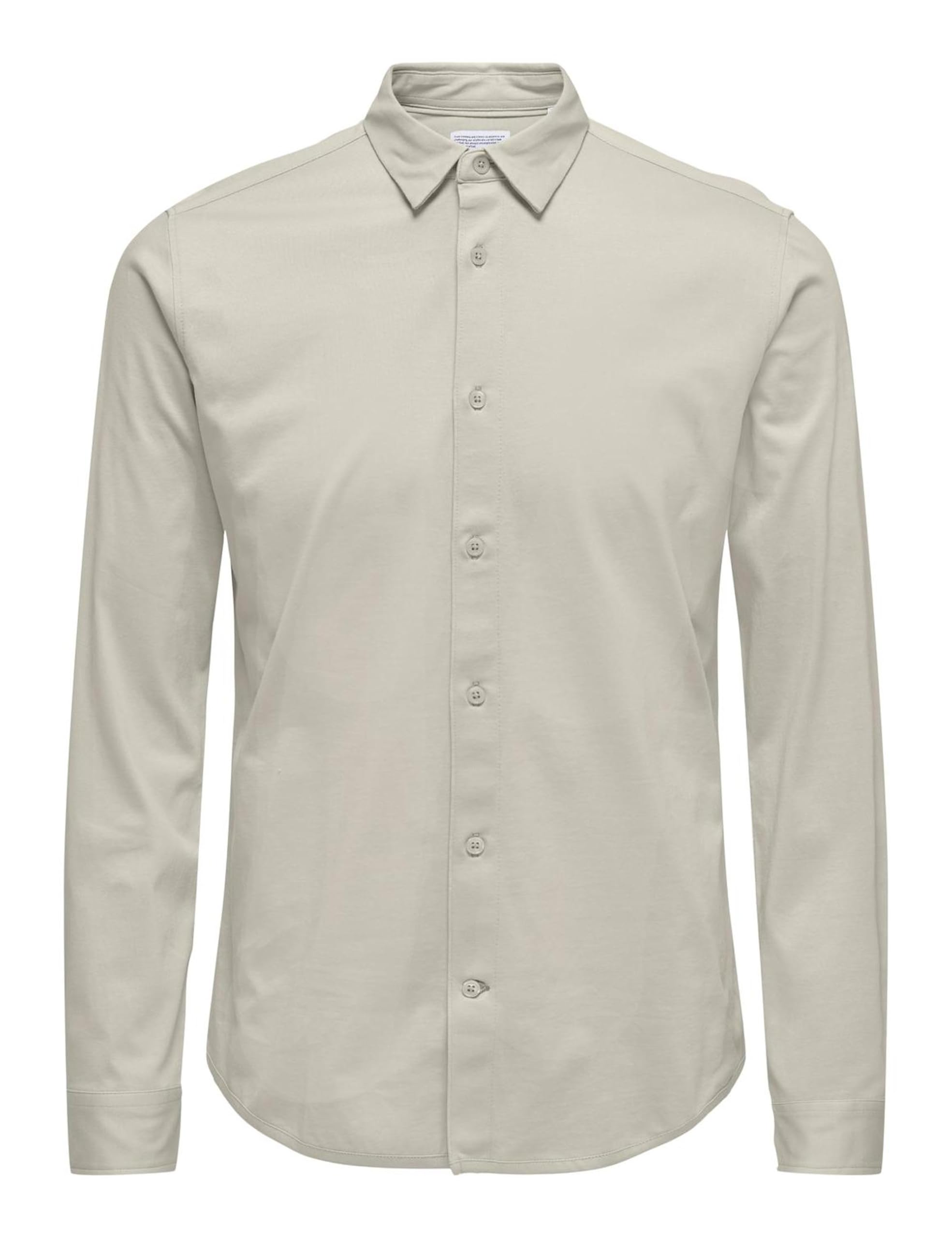 Only & Sons Onsrobin B/U Ls Stretch Shirt Noos Frml, Moonstruck, XS