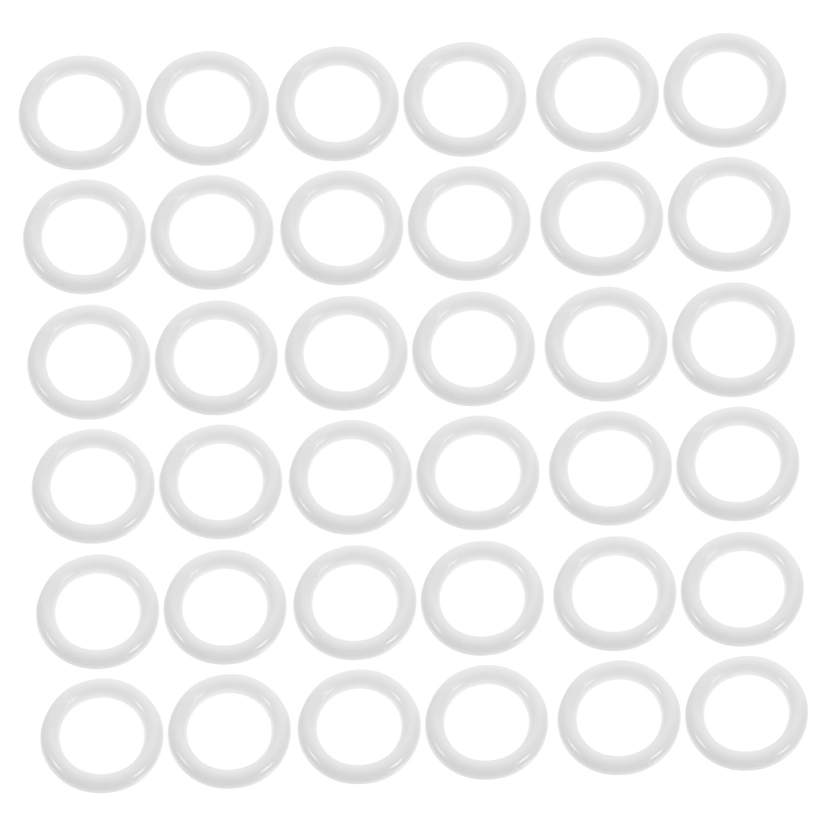 ABOOFAN 5 Set Eleganti Occhielli in Plastica per Tende Occhielli in Metallo per Tende Riutilizzabili Decorazioni per Finestre 100 Pezzi * 5