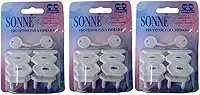 Sonne Protetor De Tomada Kit Com 24 Protetores E 6 Chaves Reserva Branco