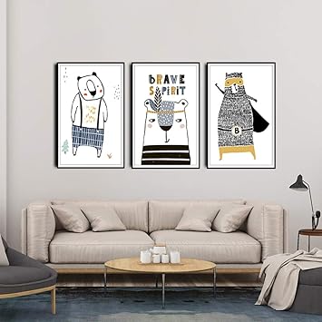 Amazon Co Jp 不二玩家 ウォールステッカー動物 風船 熊 おしゃれ 北欧 インテリア ポスター ステッカー モダンアート ウォールペーパー ウォール 装飾 M0281 Diy 工具 ガーデン