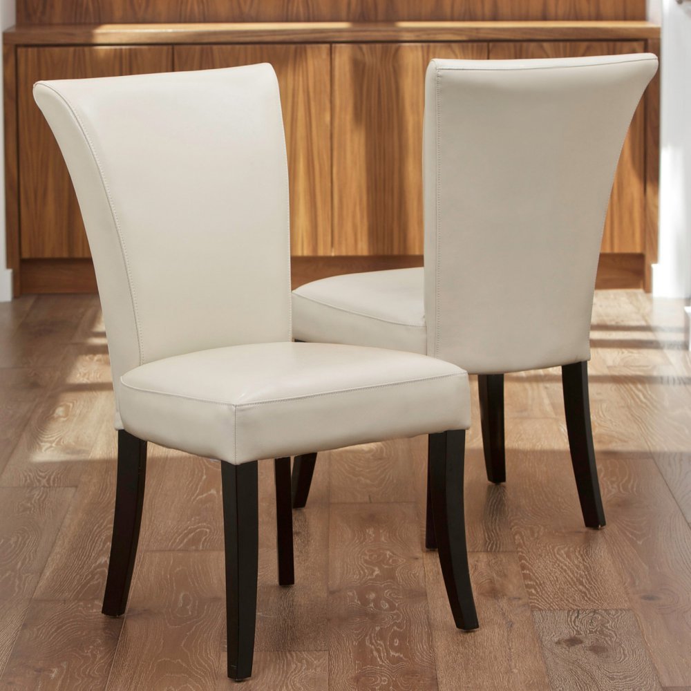 Ivory Leather Dining Chairs All Chairs