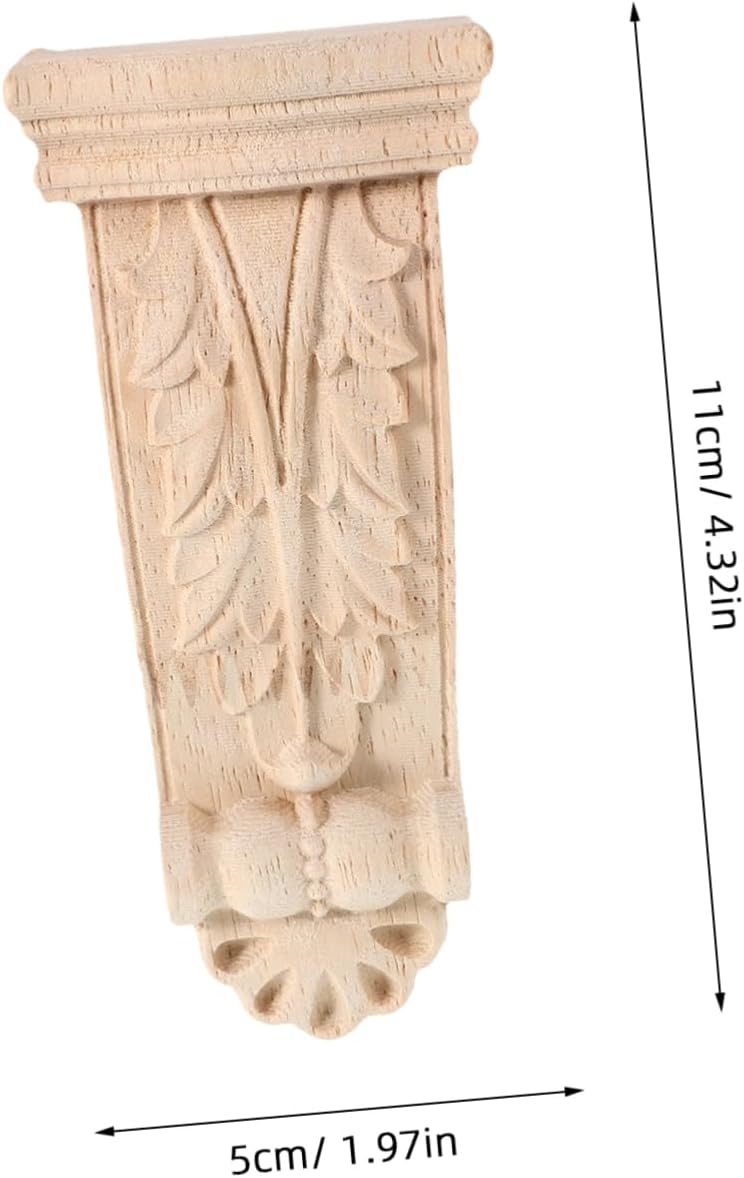 IMIKEYA Pcs Roman Column Room Decor Solid Wood Carved Decorative Pillars for Home Decor