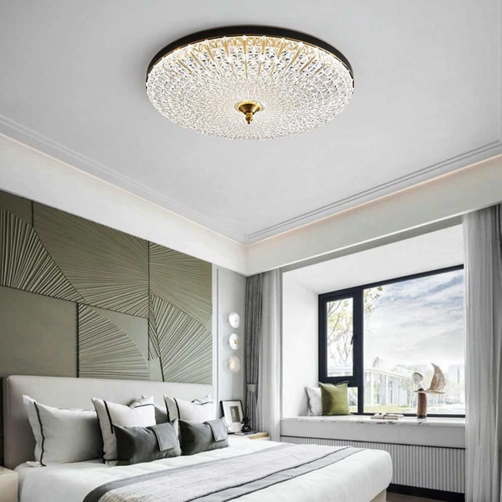 Lampa Sufitowa Dimbare led-inbouwplafondlamp Nordic laag profiel ronde plafondlamp met acryl kap Koperen inbouwverlichtingsarmaturen voor keuken slaapkamer woonkamer Biuro