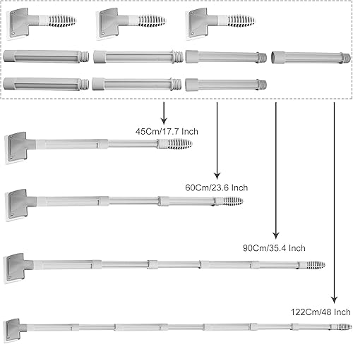 Miniatura 2 de Limpiador de agua salada para acuario, raspador de peceras, herramientas de limpieza de 17.7-48 pulgadas de largo para limpiar acrílico o vidrio