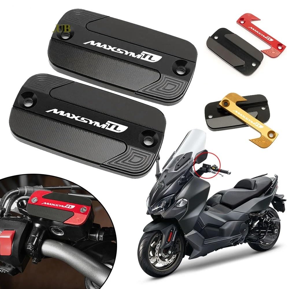 Motocicleta depósito Frenos Tapa Depósito De Freno Delantero para Motocicletas, Cubierta Copa De Aceite para Tanque Líquido para MAXSYM TL 500 508 Maxsym TL500 TL508 2020-2022