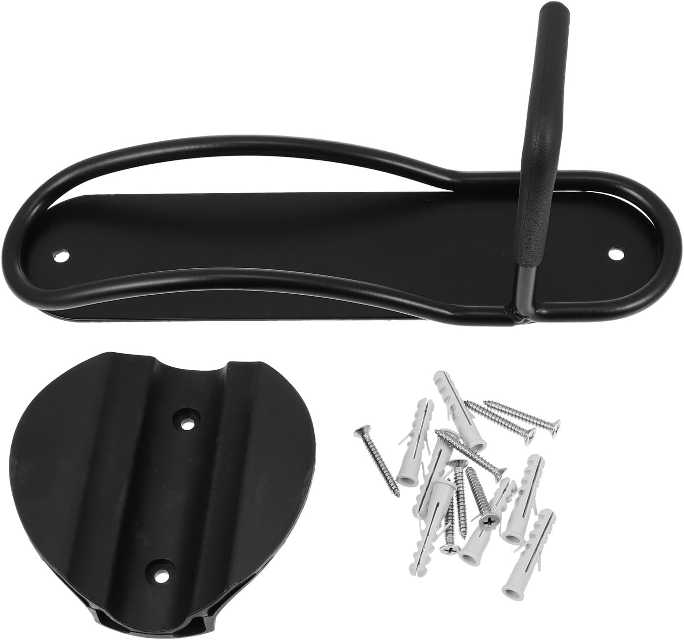 Wear-Resistant Bike Hook Wall-Mounted Heavy Duty Steel Plate Bike Hanger 20kg Load Capacity Indoor Bicycle Storage Rack for Garage and Home