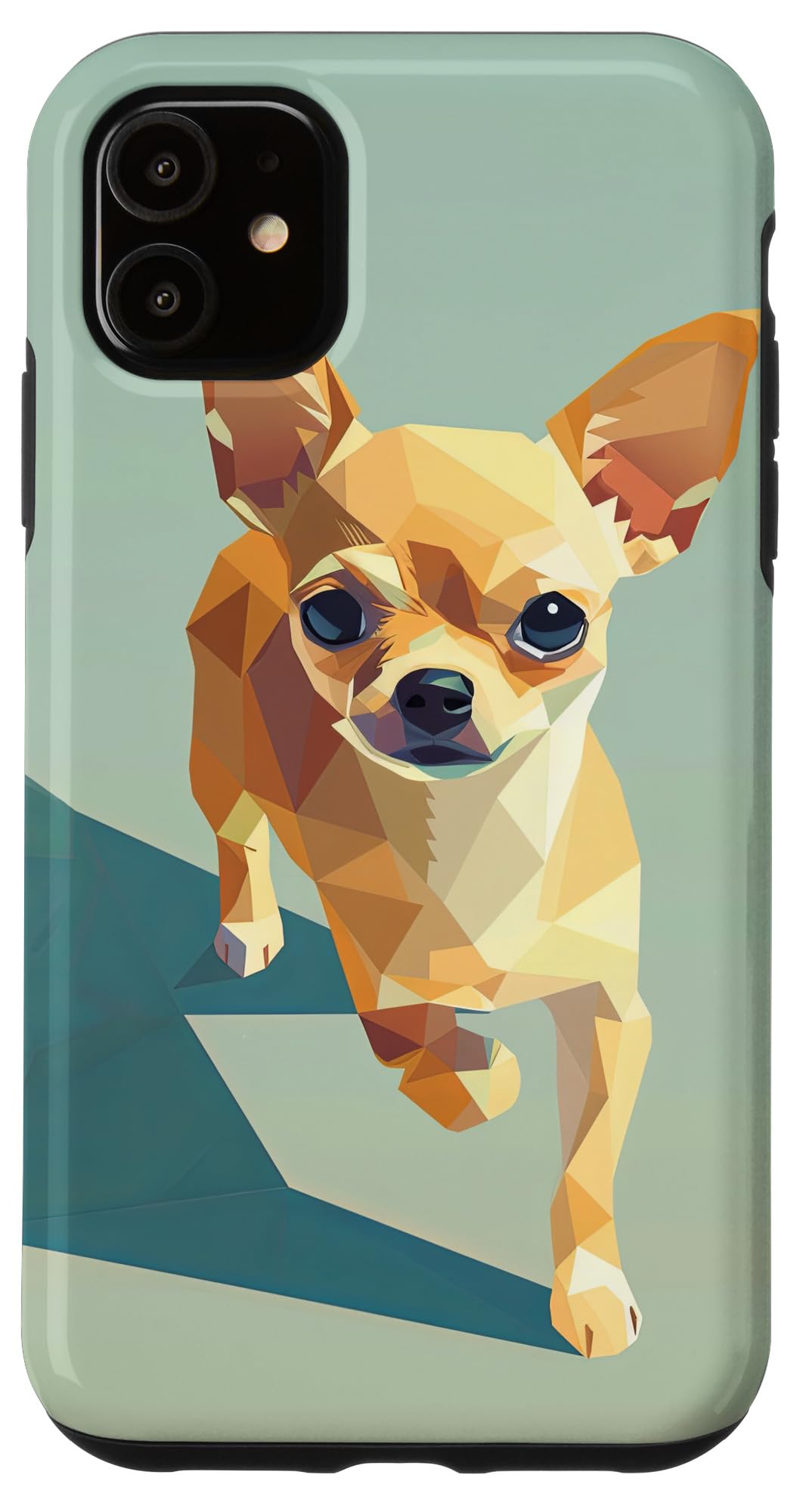 Chihuahua Geometric dog Animal design Pet Case for iPhone 11
