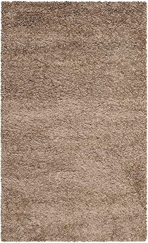 Image of The Panipat Home Furnishing Anti Slip Shaggy Fluffy Fur Rugs and Carpet for Living Room, Bedroom, Entrance and Office (Beige, 4 x 6 feet)