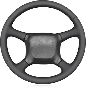 Steering Wheel Cover for Chevrolet Chevy Silverado 1500 2500 1999-2002 / Silverado 3500 / Astro 1999-2005 Blazer/C/K 1500/ Kodiak 2004-2006 / S-10 S10 1999-2003 / Suburban Tahoe 1998-2002