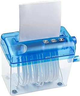 Mufern ni Destruidora manual Destruidora de papel portátil Destruidora manual de documentos Ferramenta de corte de papel Escritório doméstico Artigos de papelaria