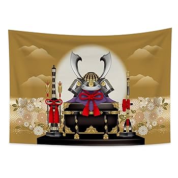 タペストリー 兜 (大) 33-1180_1.jpg