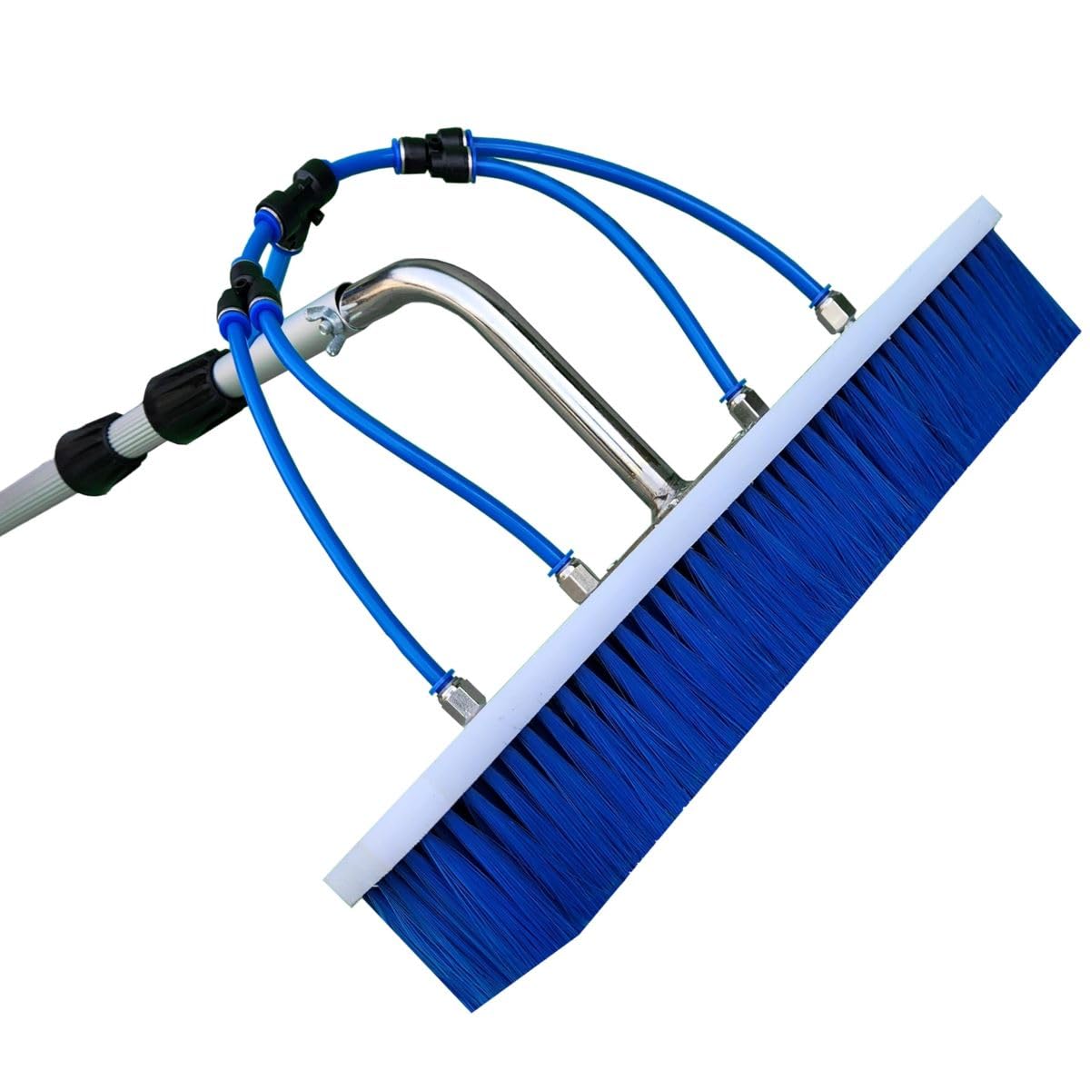 Connecticut Solar 4 Meters Long Solar Brush with kit and Nylon Brush, Water Fed PU Pipe & Adjustable Telescopic Pole from 1.5 to 4 Meters (B09GRV8FDH) Amazon Price History, Amazon Price Tracker