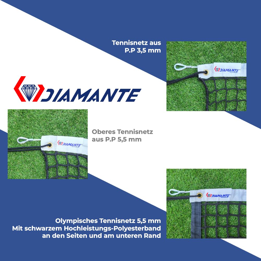 DIAMANTE 1009 Rot, Schwarz, 12.8 x 1.07 m