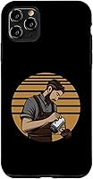 Vista 13 de Retro Barista Vintage Coffee Bean Coffee Drinks Cafe Case for iPhone 16
