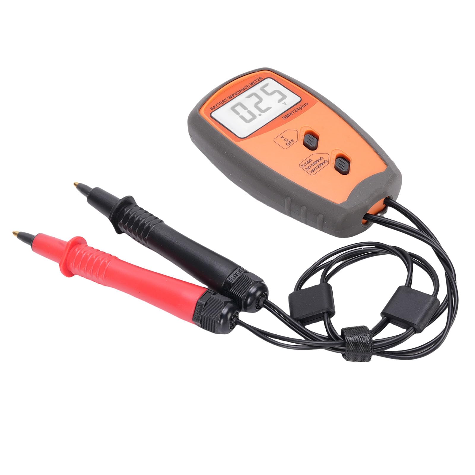 Misuratore di Tensione della Batteria Tester di Resistenza Interna Portatile 0-100 V 0,1 MΩ-19,99 Ω Ampio Intervallo di Misurazione Display LCD ABS per Batteria del Telefono Cellulare