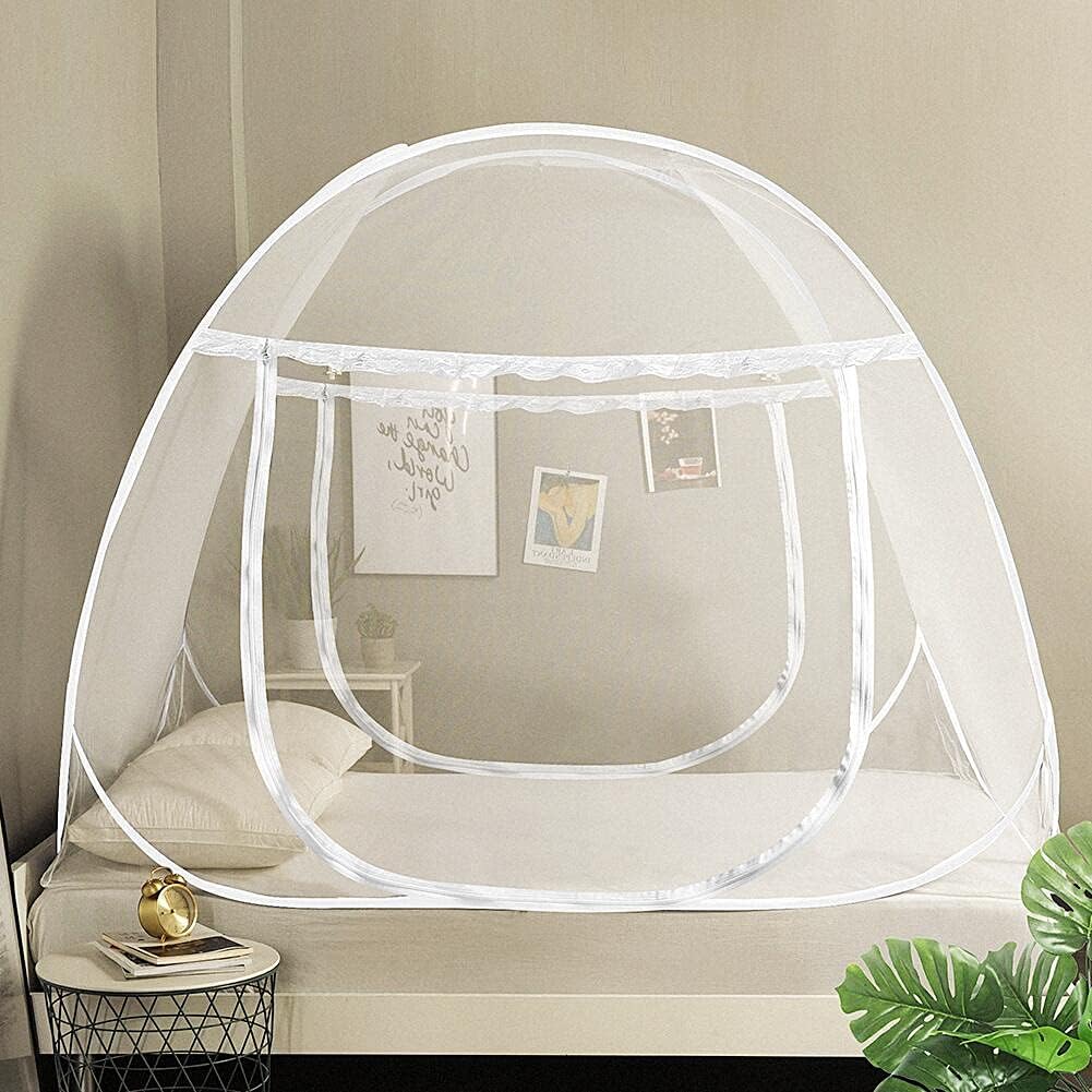 AMMER Pop Up Mosquito Net Tent for Beds