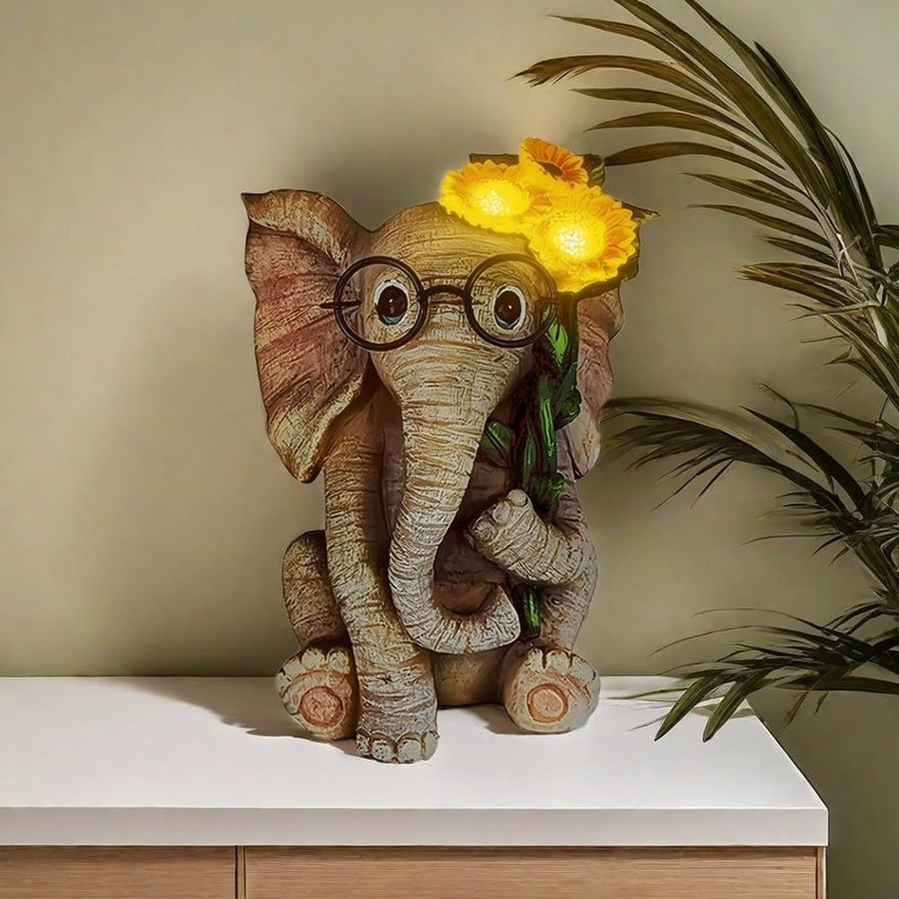 per decorazione Cortile Elefante Resina Meteo per decorazione