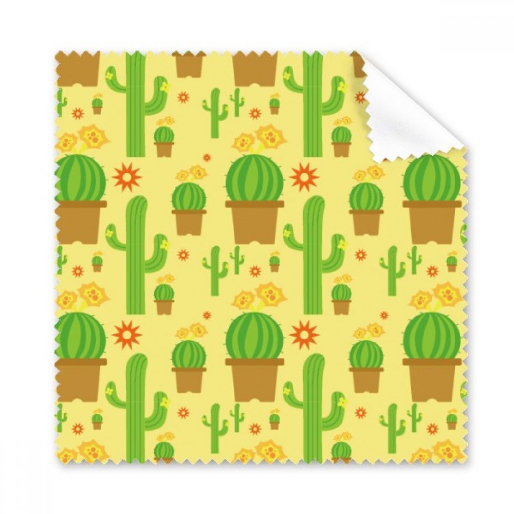 Chiffon microfibre cactus pour lunettes et écran de téléphone