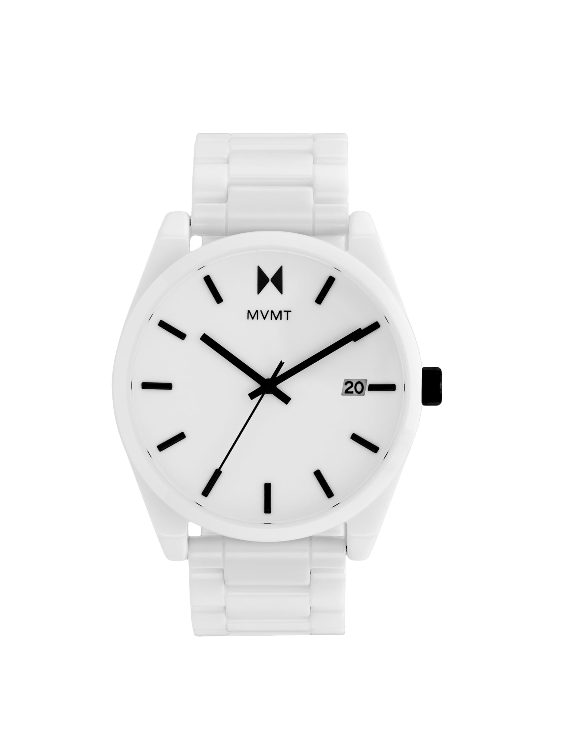 Buy MVMT Element Qtz Basic Calendar Dial Men's Watch|White Ceramic