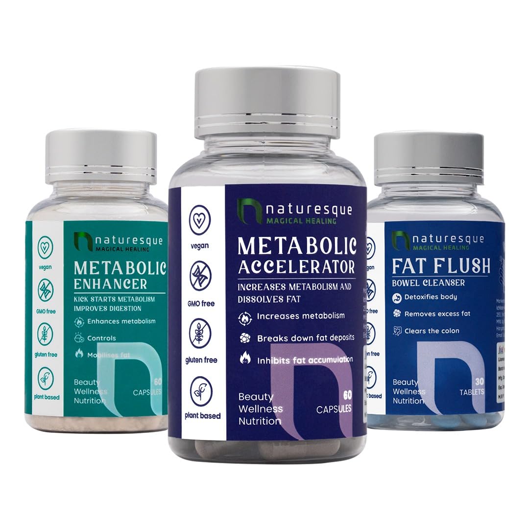 Naturesque Metabolism Accelerator Capsules Targeted Fat Metabolism Effective Fat Dissolution Body Cleansing Detox Holistic Weight Loss For Men and Women 60 Capsules (B0DH8GX1HC) Amazon Price History, Amazon Price Tracker