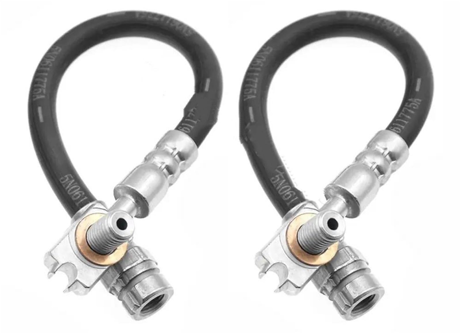 1/2 Tubo Flessibile Idraulico Freno Anteriore O Posteriore Per Audi Q3 8U 2011-2018 5N0611775A gruppo tubo freno(REAR 2pcs)