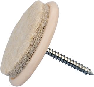 Shepherd Hardware 9841 1-Inch Heavy Duty Felt Gard Pads, Beige, 8-Pack