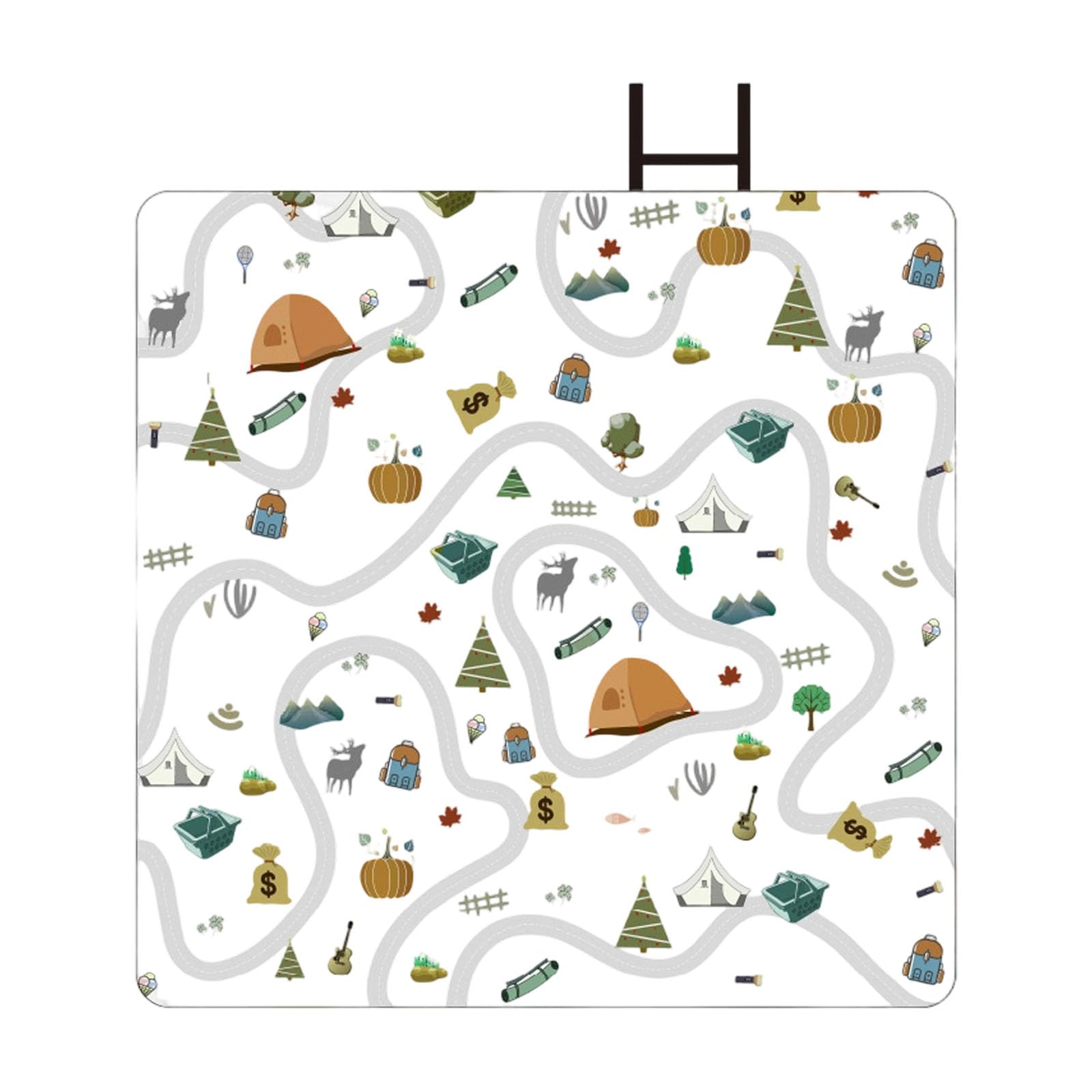 Zxfdsfdbnm Foldable Picnics Mat Ideal for Beach Activity Family Gatherings Sturdy Tear Resistant Construction Beach Mat