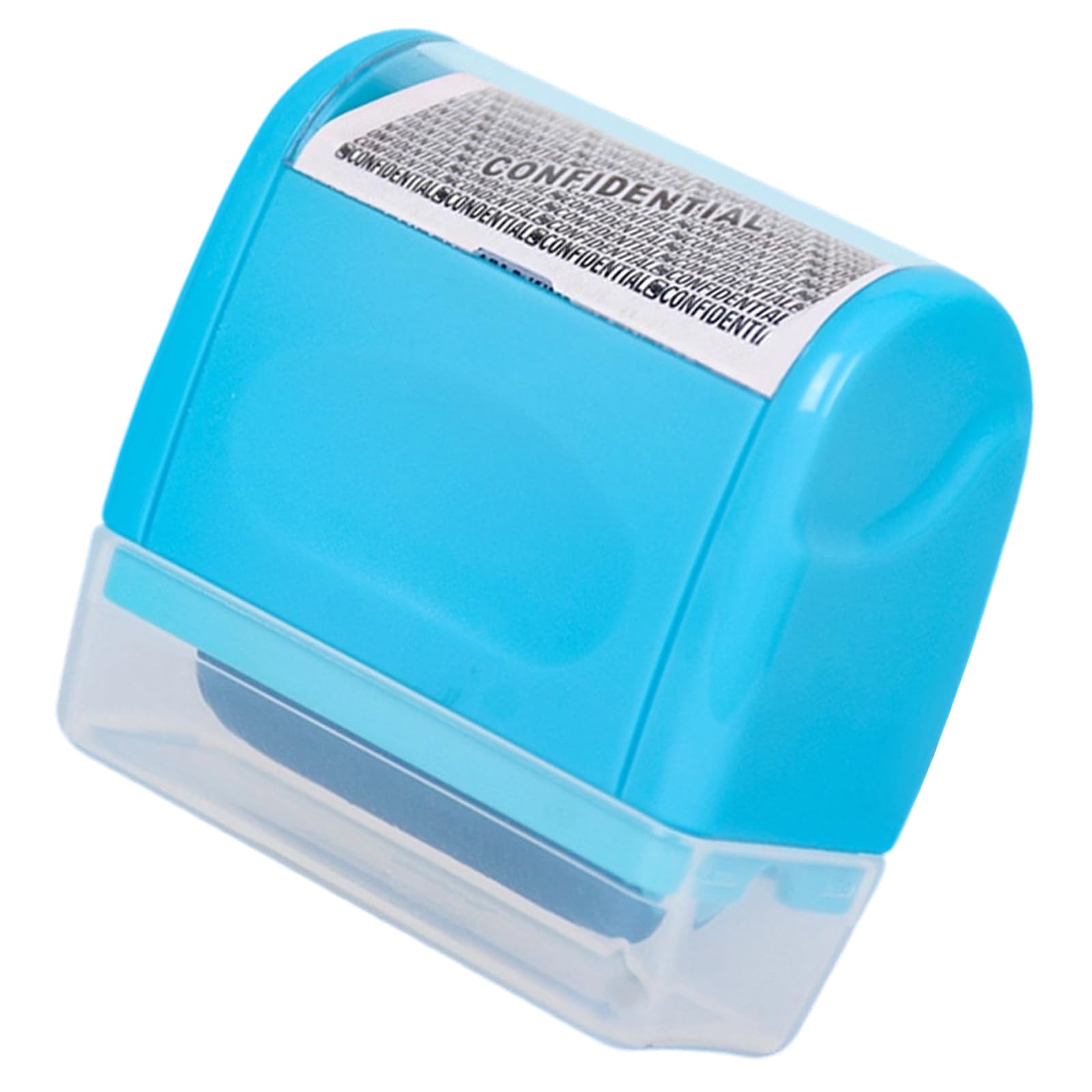 Tsophreniq Ergonomic Plan Drum Stamp for Comfortable Color Stable Right Use Transportable Privacy Protector Concealing Sensitive Information on Tokens Documents Craft Stamp