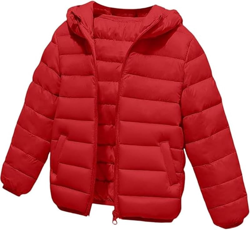Kids Winter Coat Girls Puffer Jacket Baby Warm Winter Coats Boys Outerwears with Hooded Down for Outdoor Activities