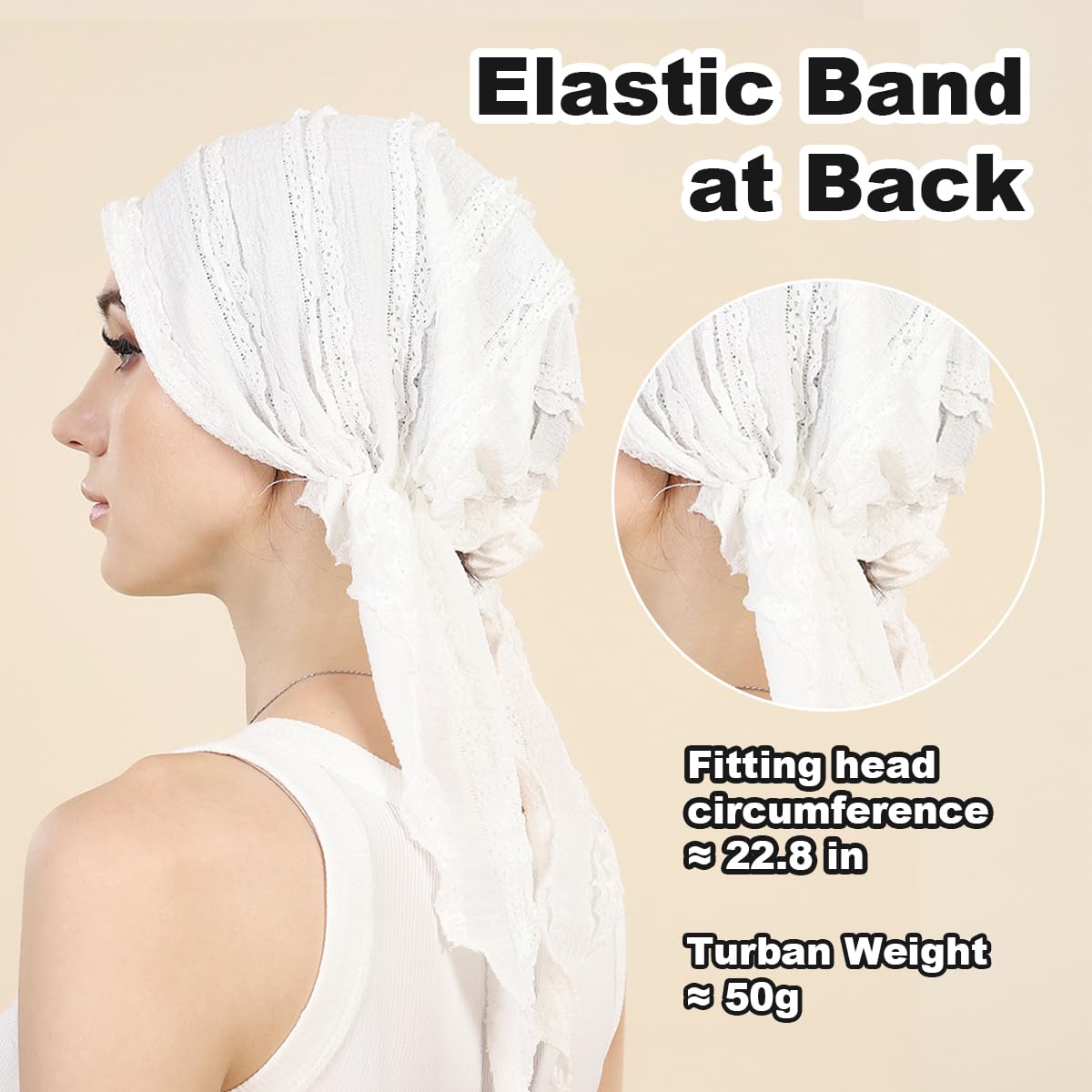 Babalet Slip-On Pre-Legato Beanie Donne Copricapo Turbante Beanie Caps Capo Wrap Foulard per le Donne Sonno Cappello di Copertura dei Capelli