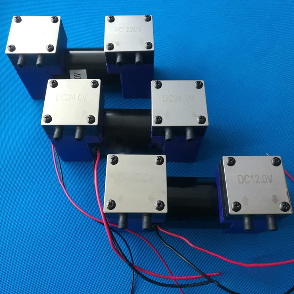 Mikro Vakuumpumpe, Mini Doppelkopf Membranpumpe, Elektrische Pumpe, Leise Kleine Medizinische Luftpumpe 25W 15L/MIN (220V)