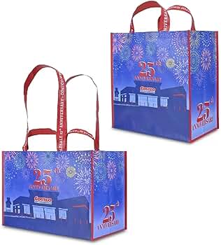 Amazon | 【2枚セット】 コストコ ショッピングバッグ エコバッグ 25