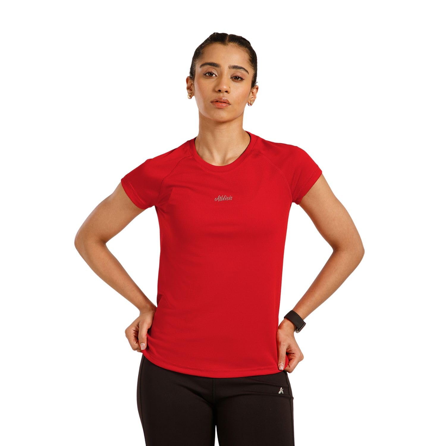 Women T-Shirt Quick Dry Breathable Sports Tee Lightweight Stretch Fabric Gym Workout Top Moisture Wicking Activewear for Yoga, Running, & Training-image-44