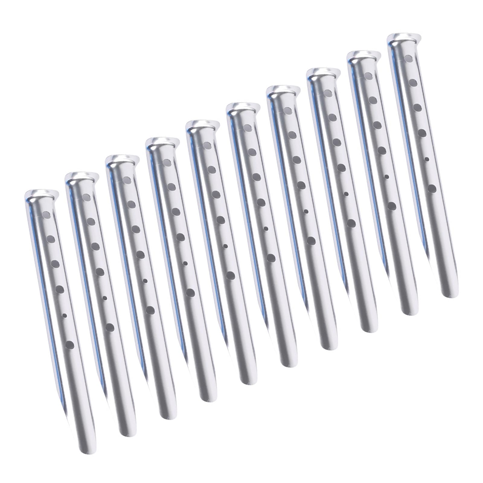 Piquets de tente en acier inoxydable lot de 10 clous spirales de camping