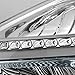 AKKON - For Toyota Prius Halogen Type Chrome Driver Left Side Front Headlight Head Lamp Front Light Replacement