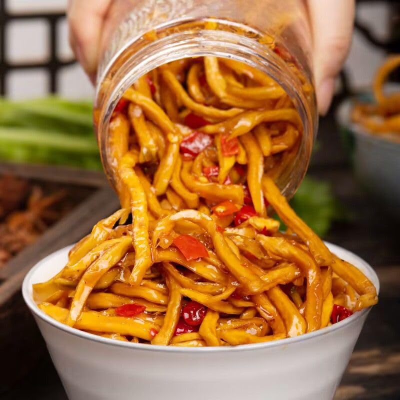 Miniatura 3 de Encurtidos caseros, verduras en escabeche chinas, rábano seco crujiente picante, chile gongcai, guarniciones de desayuno, aperitivos picantes listos